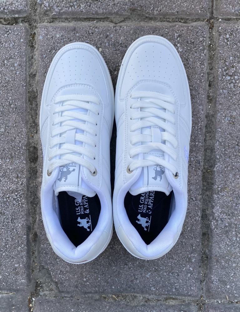 Us Grand Polo ανδρικά λευκά casual sneakers GPM524705W φωτογραφία